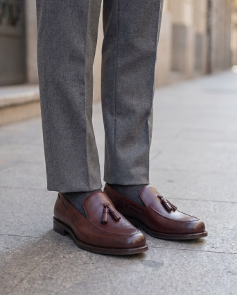 Zapatos de cuero artesanal